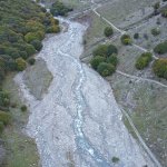 Alluvione nel territorio del Parco Alpi Marittime (foto archivio Ente parco)
